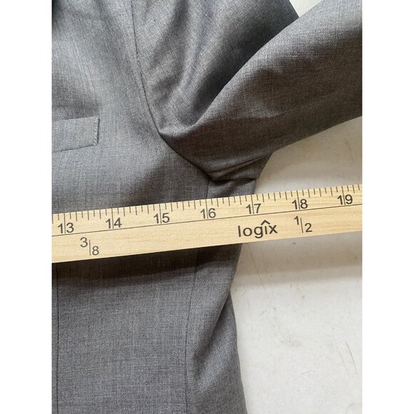 Black N Bianco Blazer Boys Size 16 Grey Suit Jacket Formal Wear - Picture 11 of 14